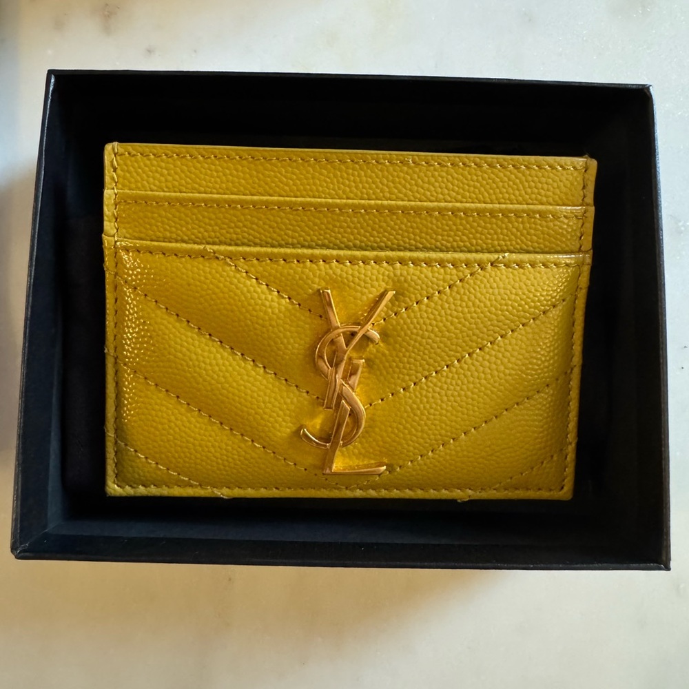 Like New: Saint Laurent Card Holder